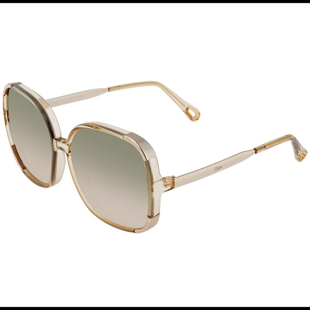 ❌SOLD❌ Chloe Myrte Green Square Ladies Sunglasses